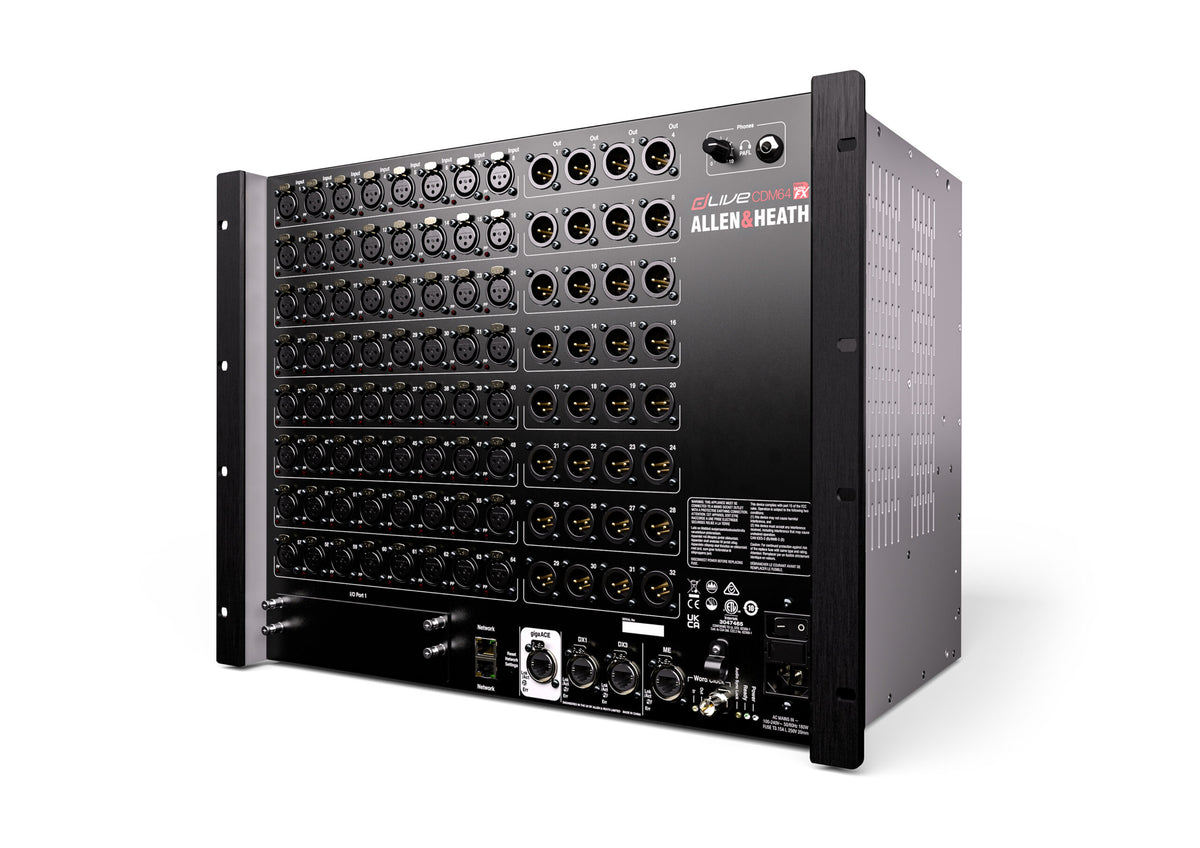 Allen & Heath dLive CDM64 dLive MixRack Stage Box with 128 Inputs - product view 4