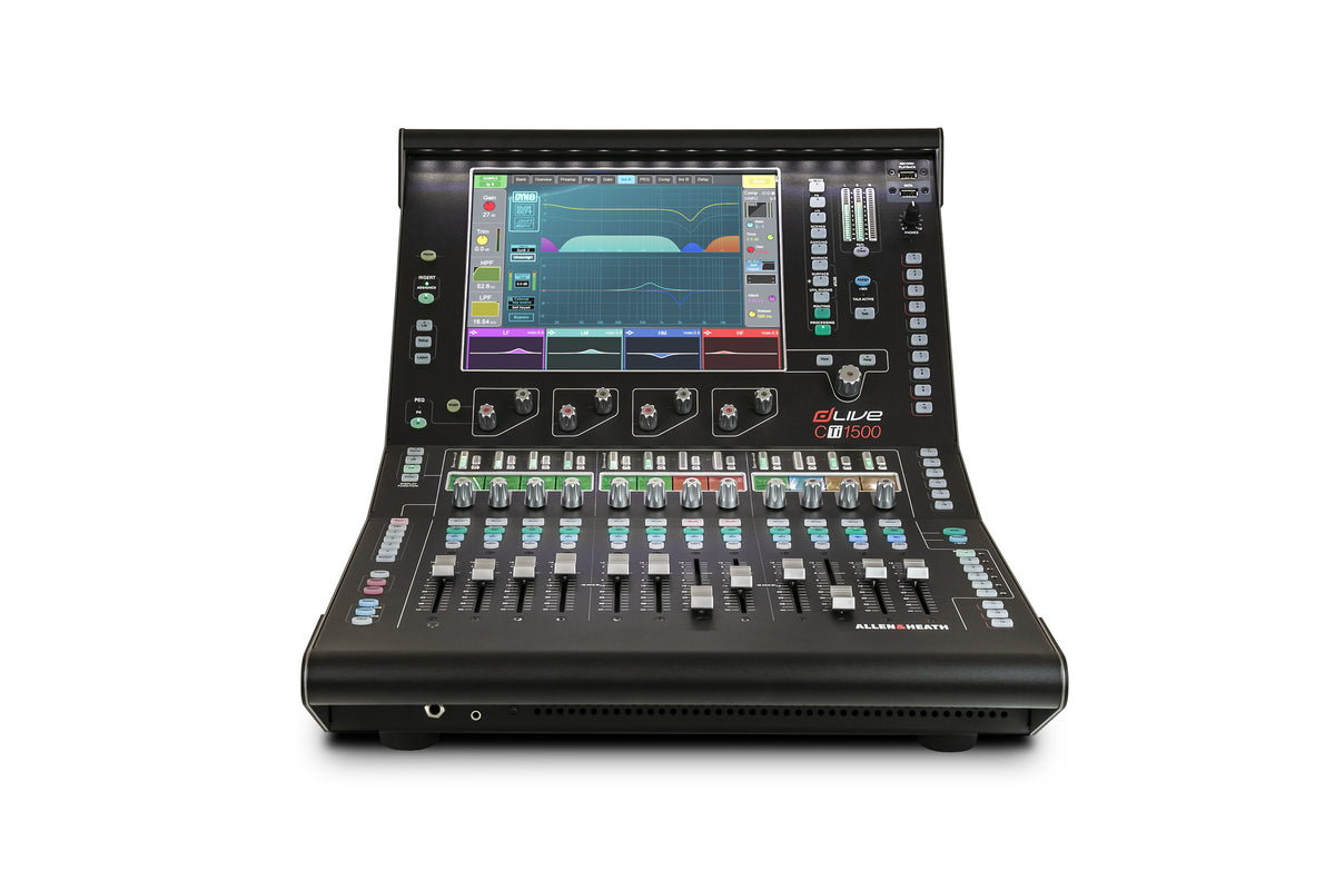Allen & Heath dLive CTi1500 Lightweight Tour Grade C Class MixRack - front view
