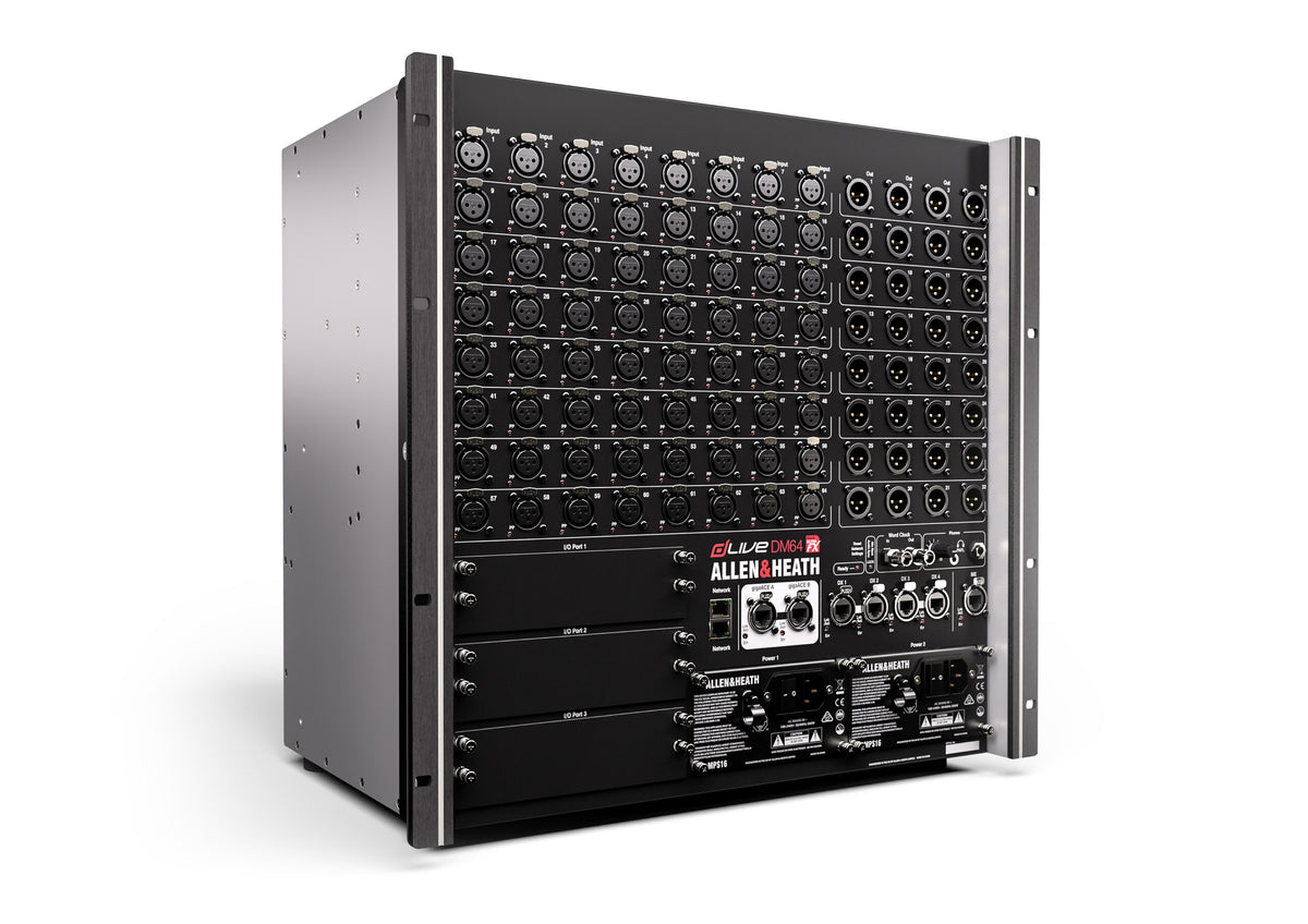 Allen & Heath dLive DM64 High Capacity 96 kHz XCVI MixRack - product view 3