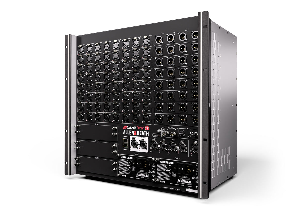 Allen & Heath dLive DM64 High Capacity 96 kHz XCVI MixRack - product view 4