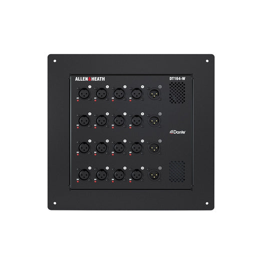 Allen & Heath DT164-W Dante Wallmount I/O Expander - front view