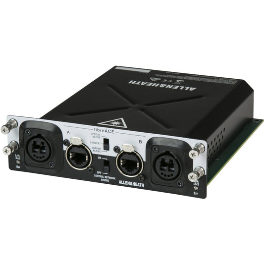 Allen & Heath fibreACE Card fibreACE Audio Networking Card - front view