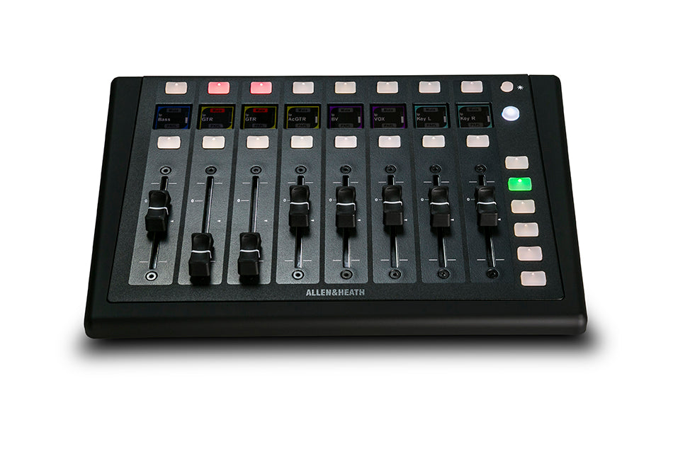 Allen & Heath IP8 Remote Controller with 8 Motorized Faders for dLive - product view 2