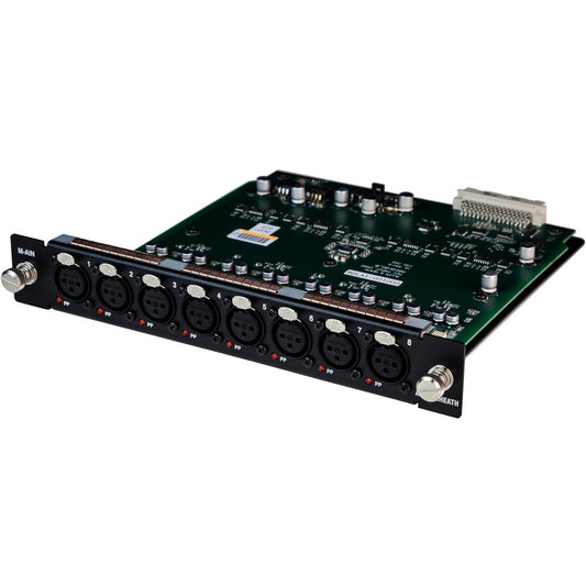 Allen & Heath M-AIN 8 Channel Analog Mic Line Input Module - front view