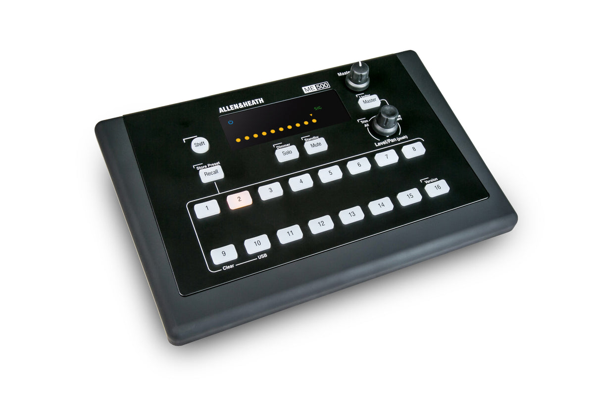 Allen & Heath ME-500 16 Channel Personal Monitor Mixer with Walk Up - product view 3