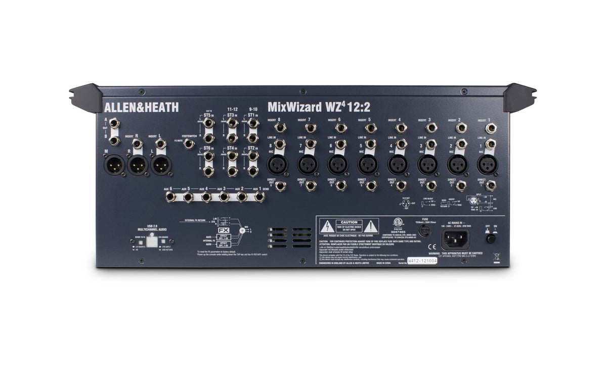 Allen & Heath MixWizard WZ4 12:2 Compact All Purpose Analog Mixer - product view 4