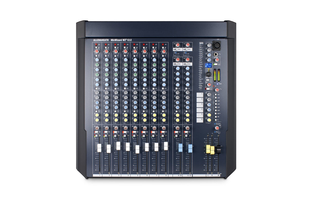 Allen & Heath MixWizard WZ4 12:2 Compact All Purpose Analog Mixer - front view