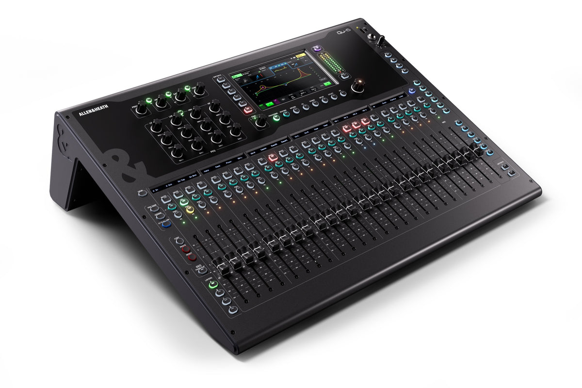 Allen & Heath Qu-6 compact digital mixer left side view for live sound in India