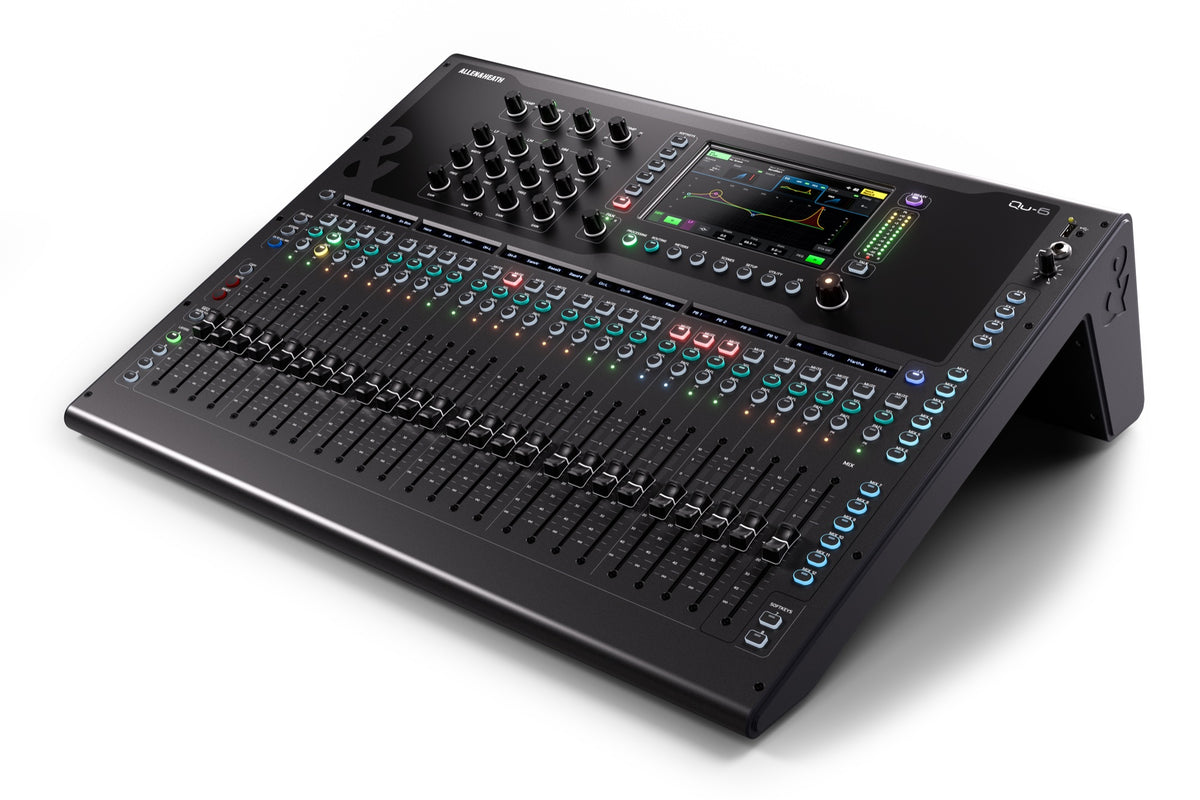 Allen & Heath Qu-6D compact digital mixer right side view for live sound in India
