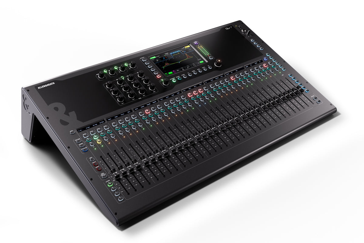 Allen & Heath Qu-7D compact digital mixer left side view for live sound in India