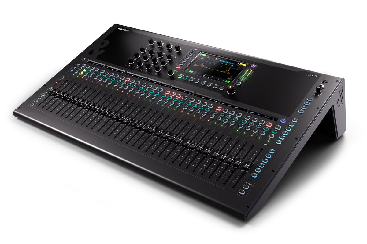 Allen & Heath Qu-7D compact digital mixer right side view for live sound in India