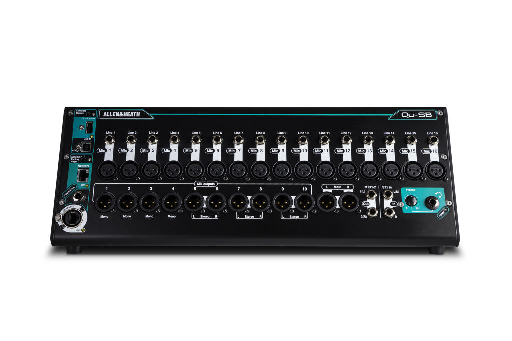 Allen & Heath Qu-SB Ultra Compact Digital Mixer with 18 Inputs - front view