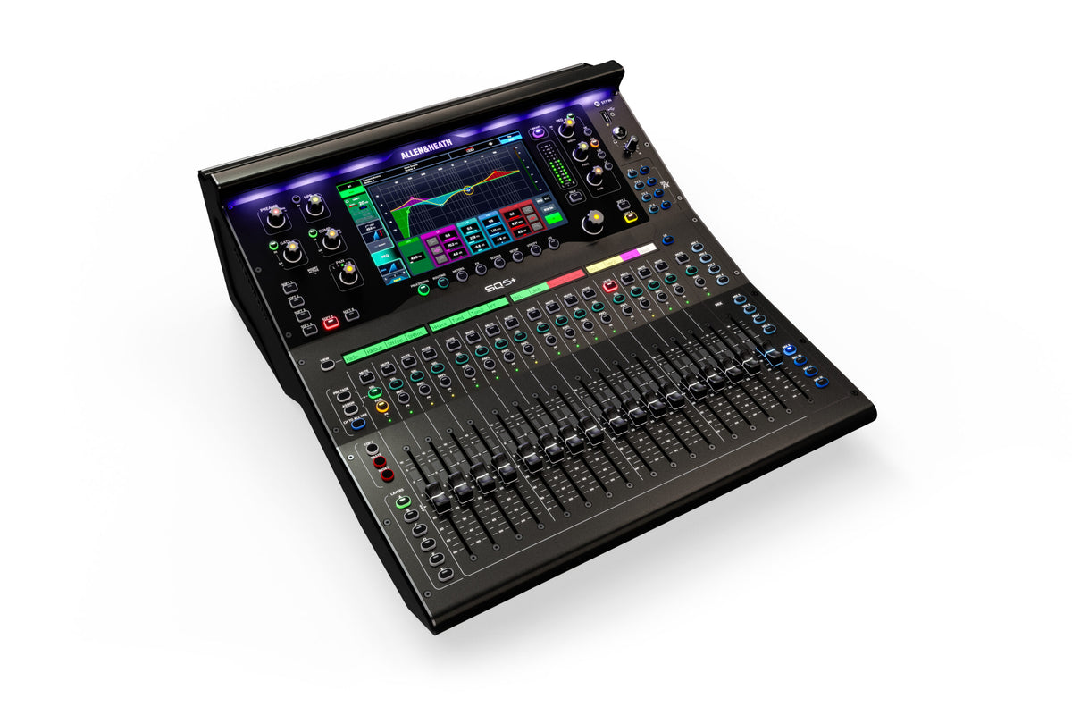 Allen & Heath SQ5+ 48 Channel 96 kHz Digital Mixer - front view