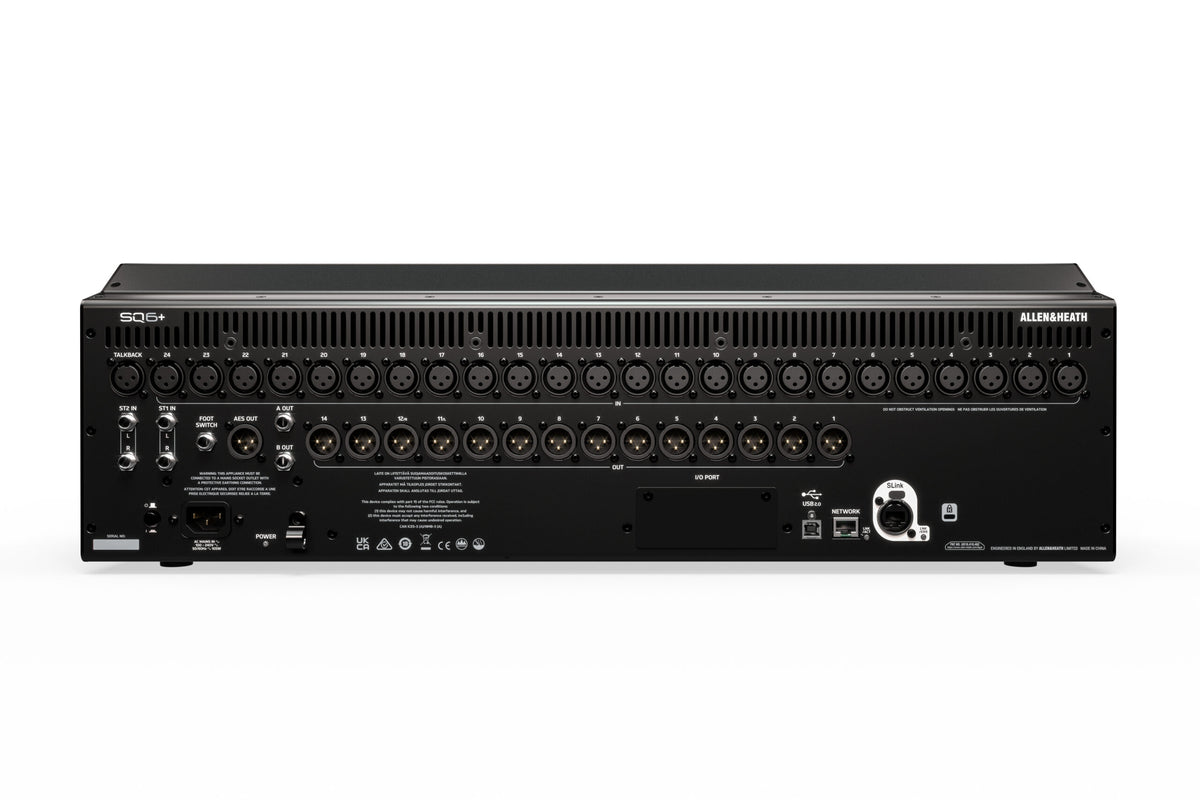 Allen & Heath SQ6+ 48 Channel 96 kHz Digital Mixer - product view 2