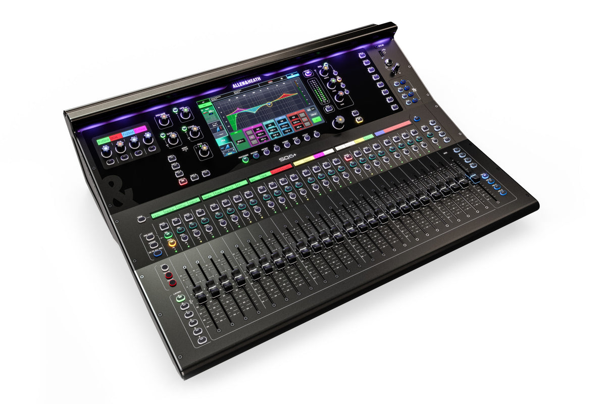 Allen & Heath SQ6+ 48 Channel 96 kHz Digital Mixer - front view