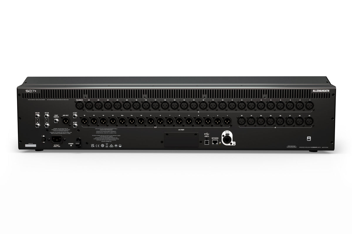 Allen & Heath SQ7+ 48 Channel 96 kHz Digital Mixer - product view 2