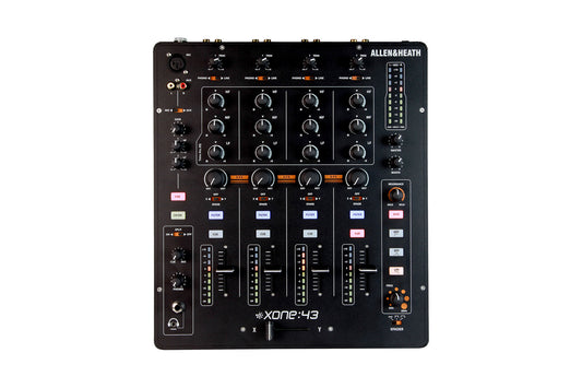 Allen & Heath Xone:43 4+1 Channel 100% Analogue Club DJ Mixer - front view