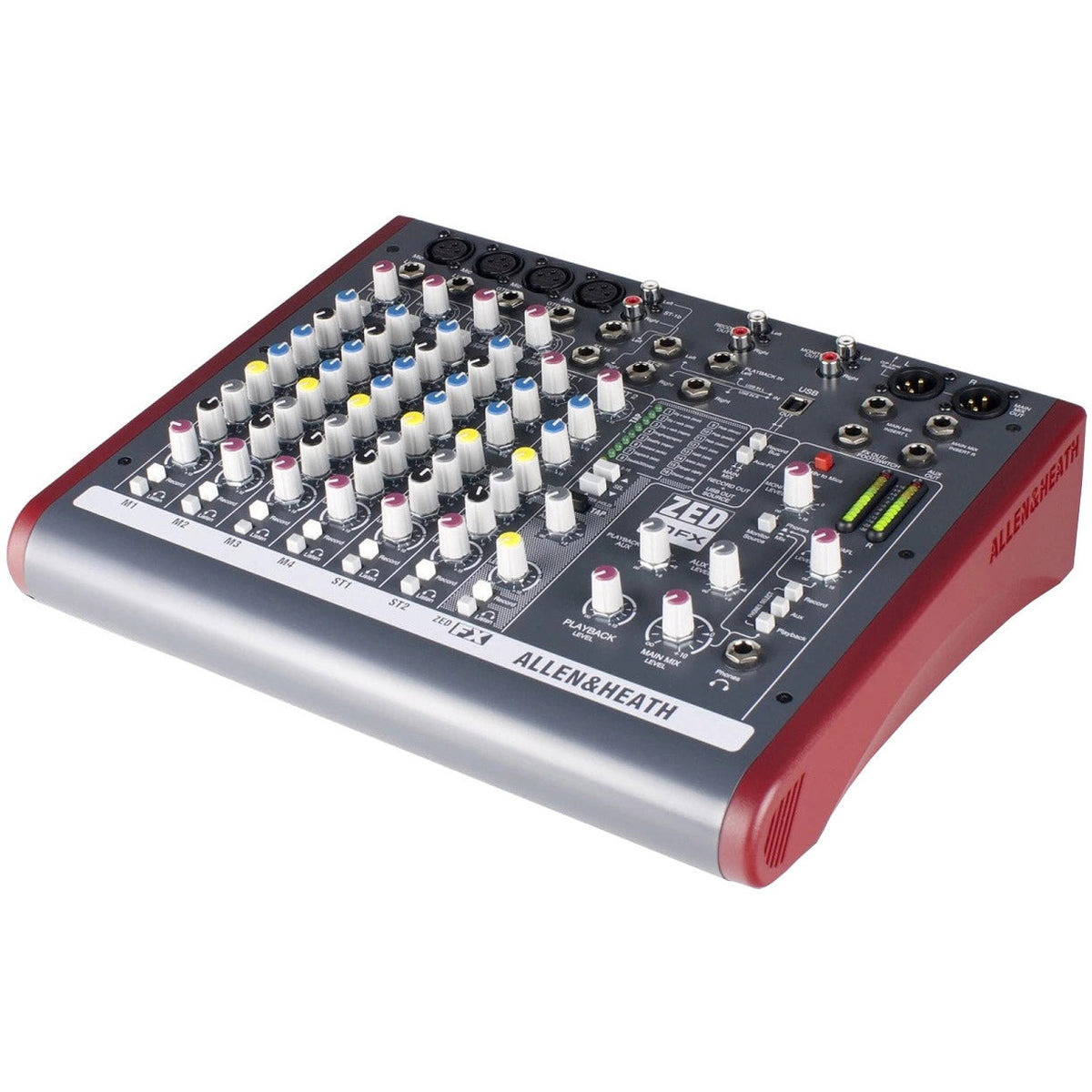 Allen & Heath ZED-10FX Compact USB Mixer with 16 Time Delay Effects - front view
