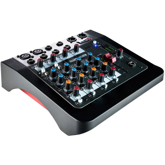 Allen & Heath ZED-6 Compact Analog Mixer with GSPre Preamps, MusiQ EQ - front view