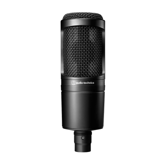 Audio-Technica AT2020 Cardioid Condenser Vocal Microphone - front view