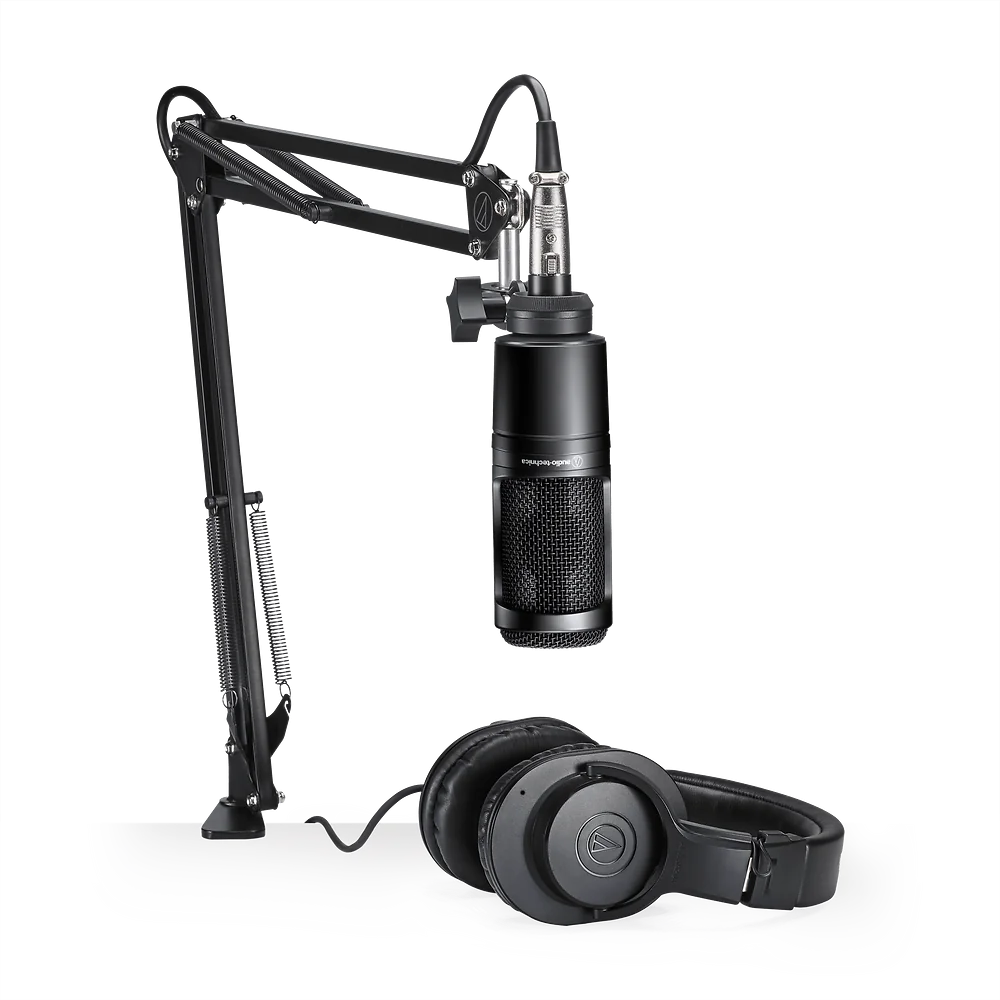 Audio-Technica AT2020PK / Boom-Arm - front view
