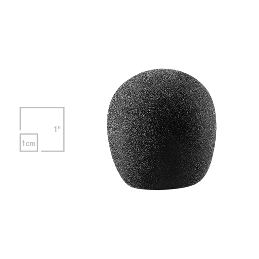 Audio-Technica AT8114 Ball-Shaped Foam Windscreen - front view