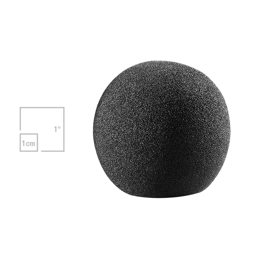 Audio-Technica AT8120 Large Ball-Shaped Foam Windscreen - front view