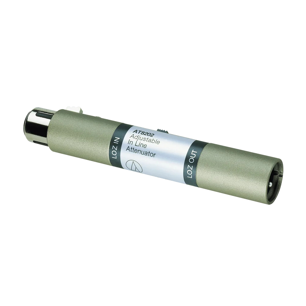 Audio-Technica AT8202 Adjustable In-line Attenuator - front view