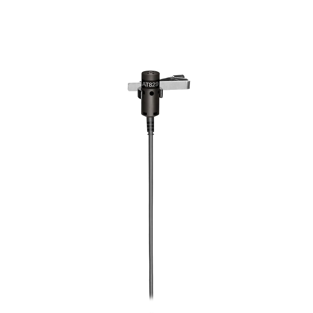 Audio-Technica AT829cH Cardioid Condenser Lavalier Microphone - front view