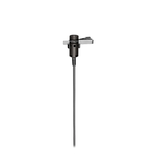 Audio-Technica AT829cW Cardioid Condenser Lavalier Microphone - front view