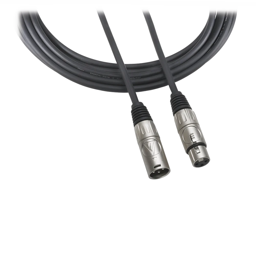Audio-Technica AT8313-10 Value XLR Microphone Cable, 10 ft (3 m) - front view