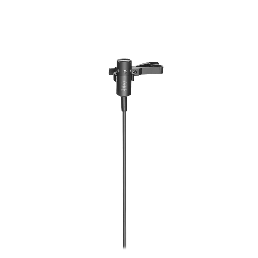 Audio-Technica AT831cH Cardioid Condenser Lavalier Microphone - front view
