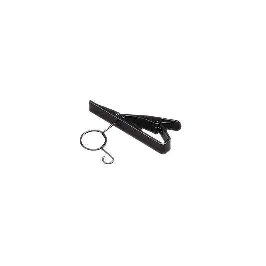 Audio-Technica AT8417 Wire Spring Lavalier Microphone Clip - front view