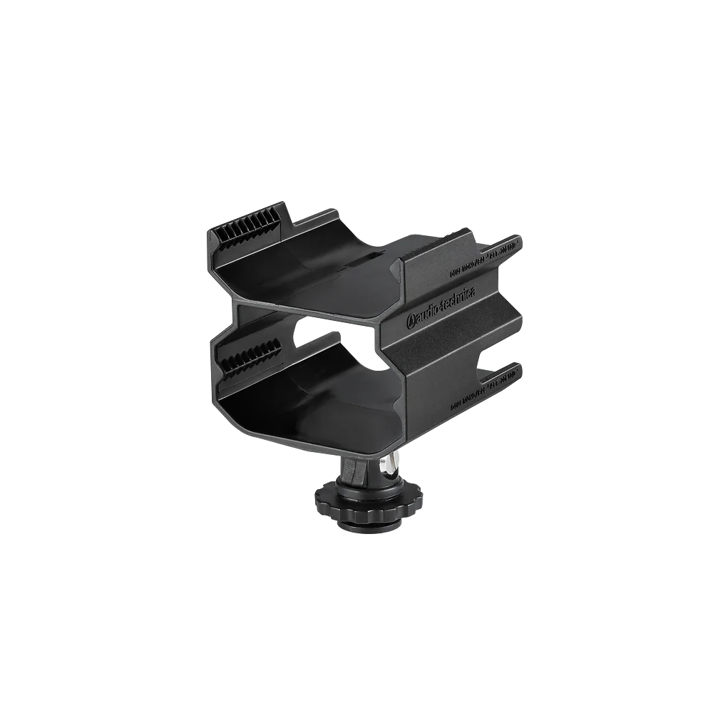 Audio-Technica AT8691 Camera Shoe Dual Receiver Mount for System 10 - front view