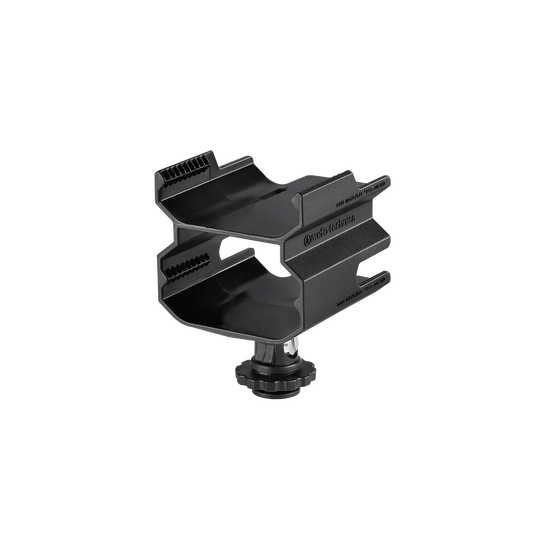 Audio-Technica AT8691 Camera Shoe Dual Receiver Mount for System 10 - front view