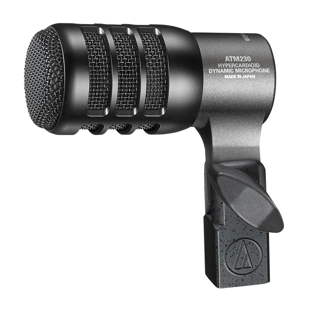 Audio-Technica ATM230 Hypercardioid Dynamic Instrument Microphone - front view