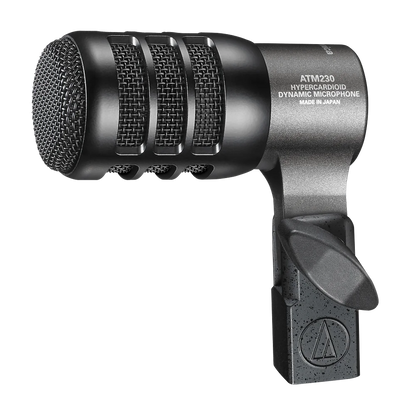 Audio-Technica ATM230 Hypercardioid Dynamic Instrument Microphone - front view