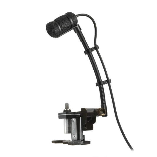 Audio-Technica ATM350D Cardioid Condenser Instrument Microphone - front view