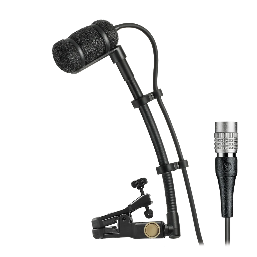 Audio-Technica ATM350UcW Instrument Microphone - front view
