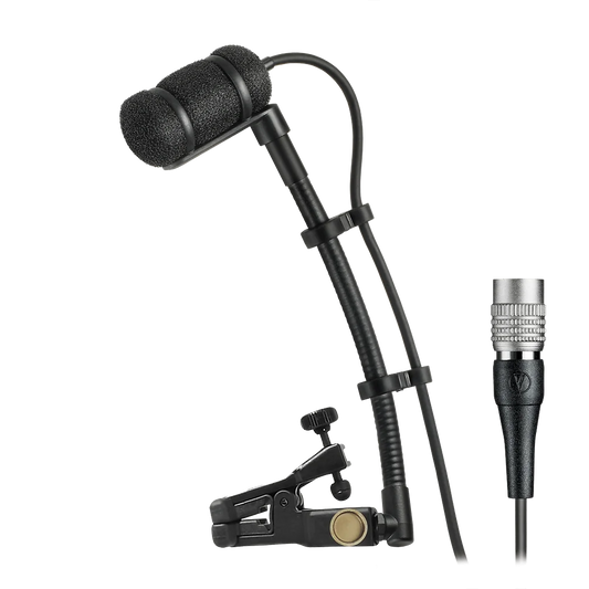 Audio-Technica ATM350UcW Instrument Microphone - front view