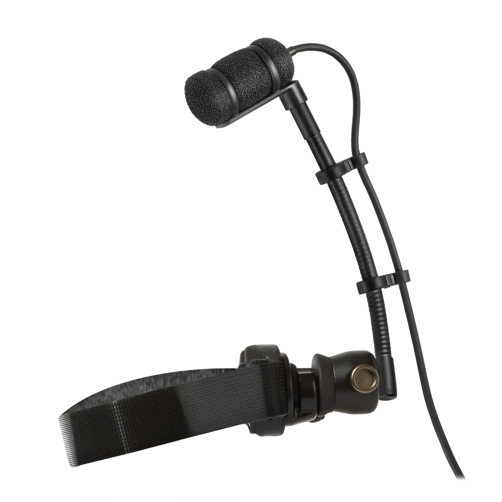 Audio-Technica ATM350W Cardioid Condenser Instrument Microphone - front view