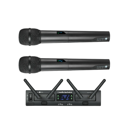 Audio-Technica ATW-1322 Dual-Channel Rack-Mount Handheld System - front view
