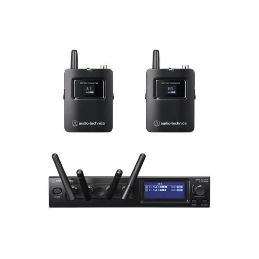 Audio-Technica ATW-1421 System 20 PRO Dual Body-Pack System - front view