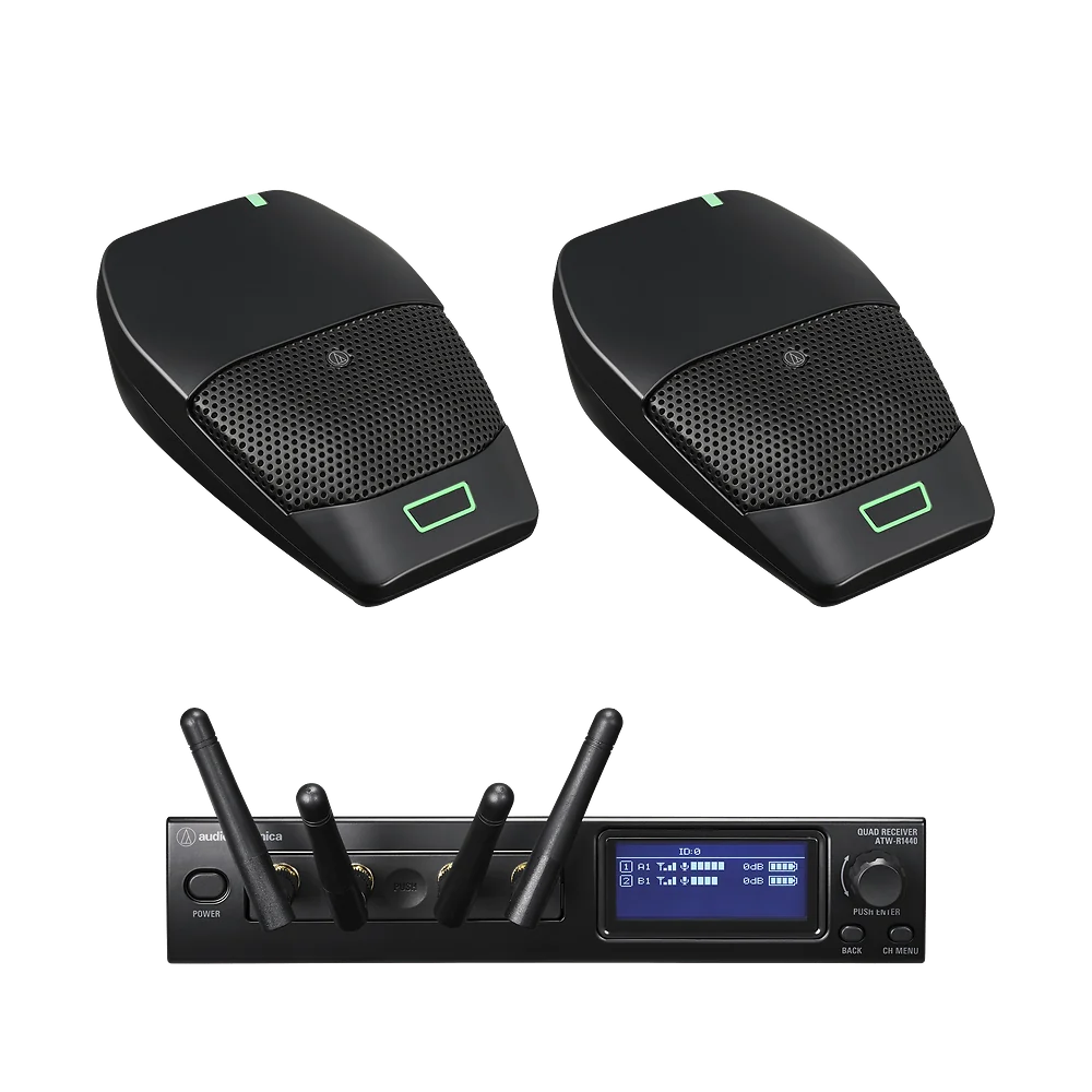 Audio-Technica ATW-1426 System 20 PRO Dual Boundary Microphone System - front view
