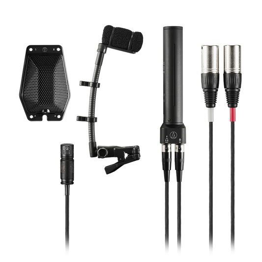 Audio-Technica BP350ST-UB Cardioid Condenser Instrument Microphone - front view