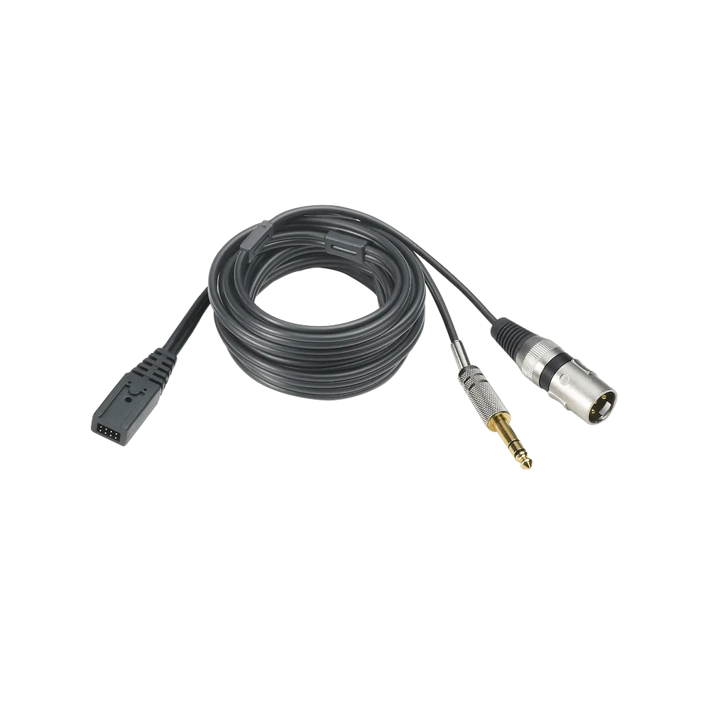 Audio-Technica BPCB1 Replacement Cable for BPHS1 Broadcast Headset - front view