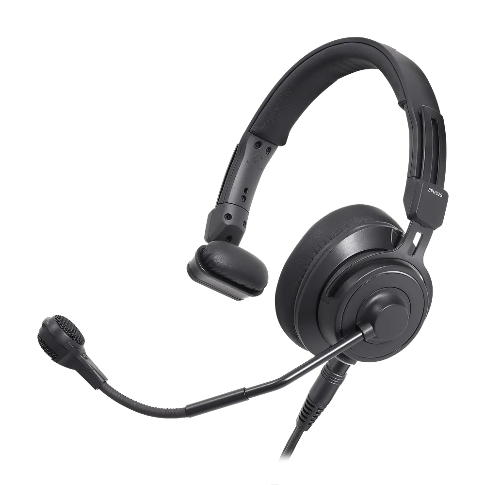 Audio-Technica BPHS2S Hypercardioid Dynamic Headworn Microphone - front view
