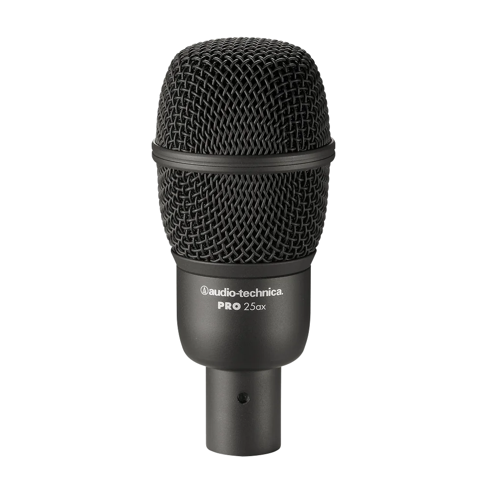Audio-Technica PRO25ax Hypercardioid Dynamic Instrument Microphone - front view
