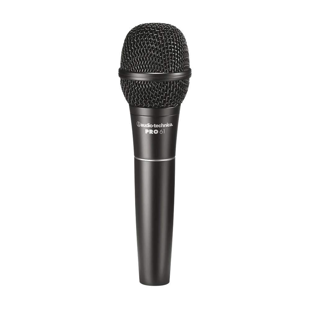 Audio-Technica PRO61 Hypercardioid Dynamic Vocal Microphone - front view