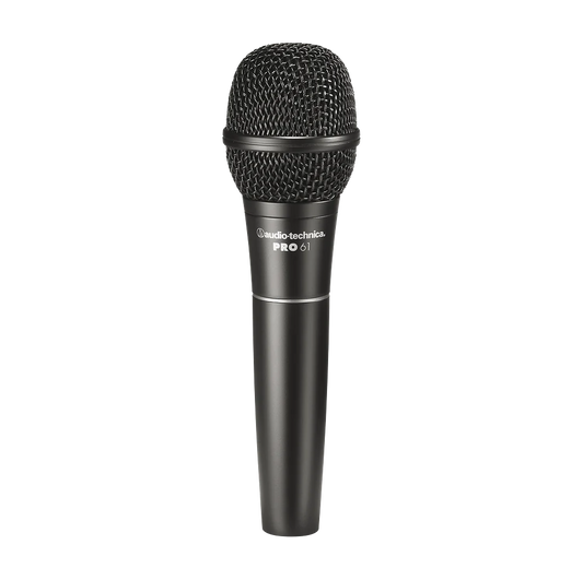 Audio-Technica PRO61 Hypercardioid Dynamic Vocal Microphone - front view